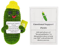 Emotional Support Pickle, Fun Motivation Pickle for Friends