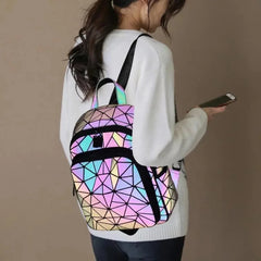 Geometric Diamond Backpack-FCX
