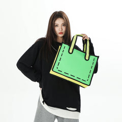 Cute Canvas Tote bag-FCX