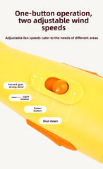 Cute Duck 2-in-1 Pet Hair Dryer & Grooming Brush | Low-Noise Portable Blower for Dogs & Cats