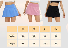 High Waist Skirt short-FCX