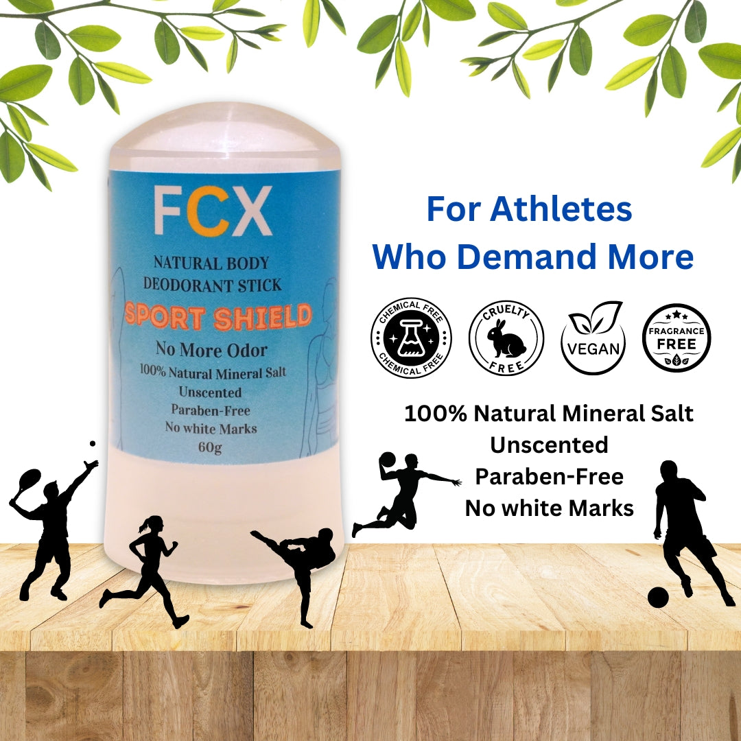 Sport Shield: All natural deodorant-FCX