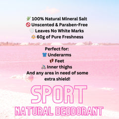 Sport Shield: All natural deodorant-FCX
