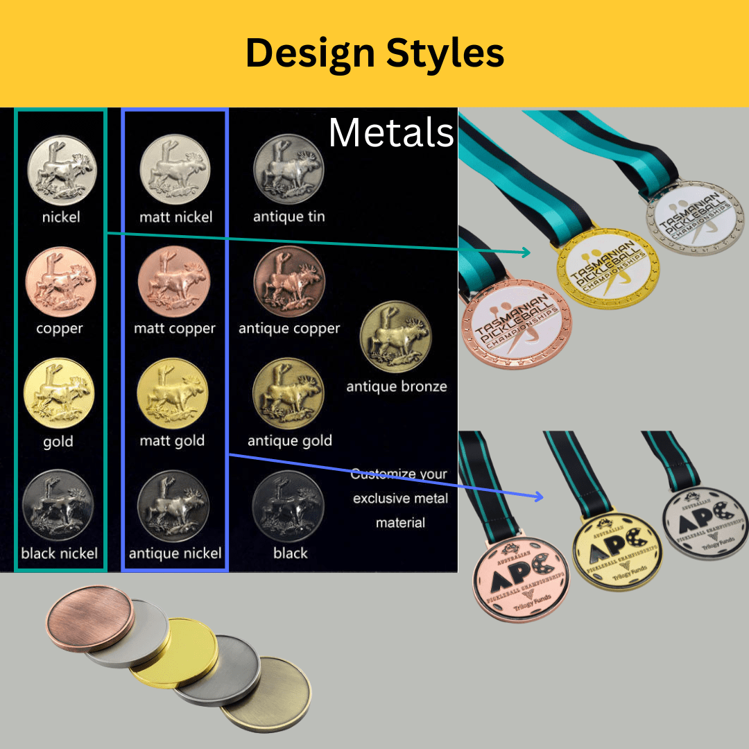 Custom Pickleball Medals for Your Event - FCX