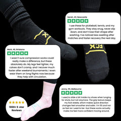 FCX Pickleball Crew Socks - FCX