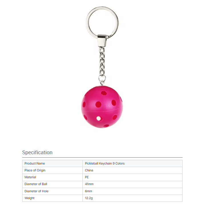 Pickleball Keyring - FCX