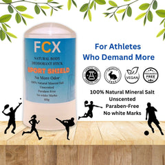 Sport Shield: All natural deodorant - FCX