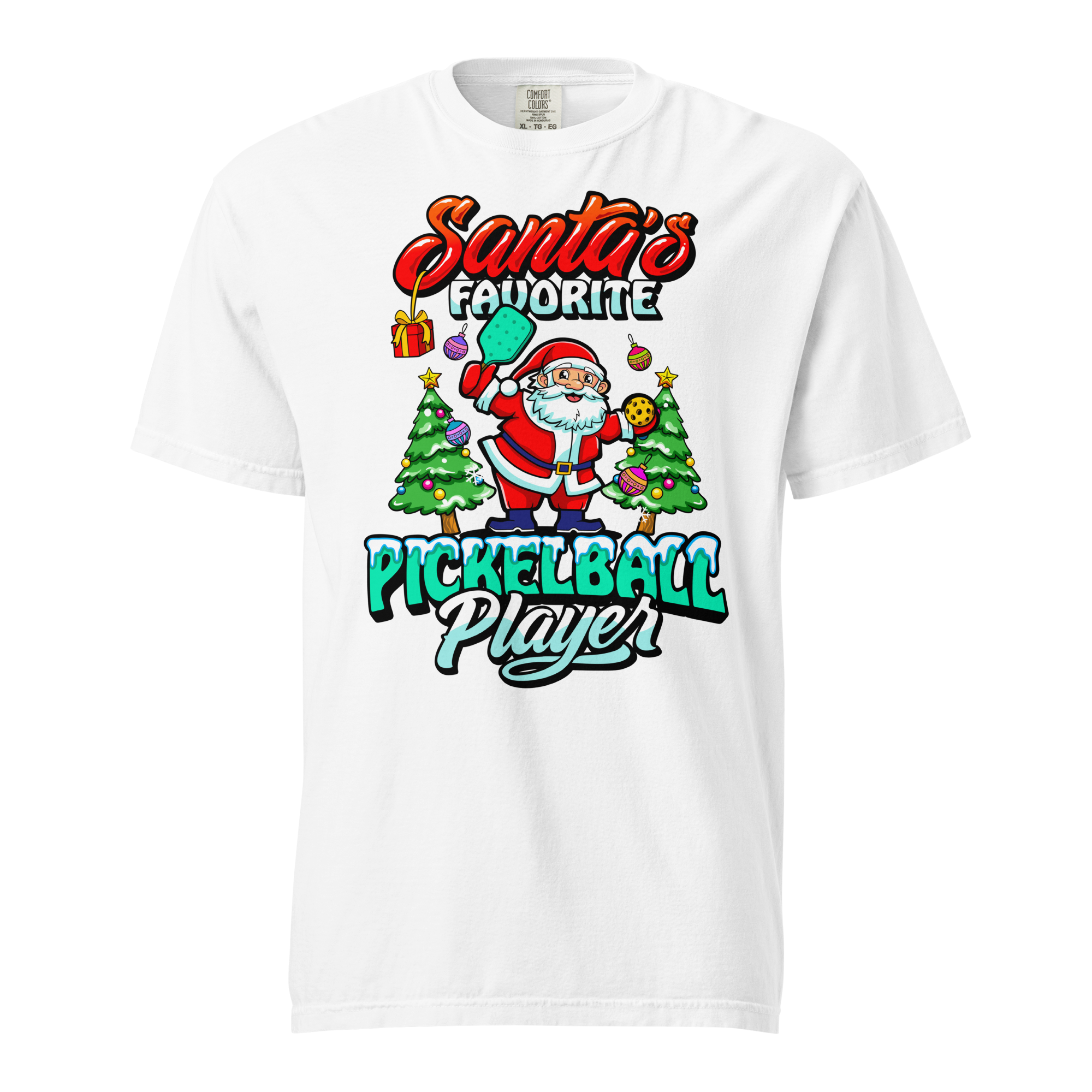 Special Edition Santa T-Shirt for Pickleball-FCX