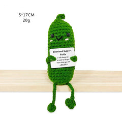 Emotional Support Pickle, Fun Motivation Pickle for Friends