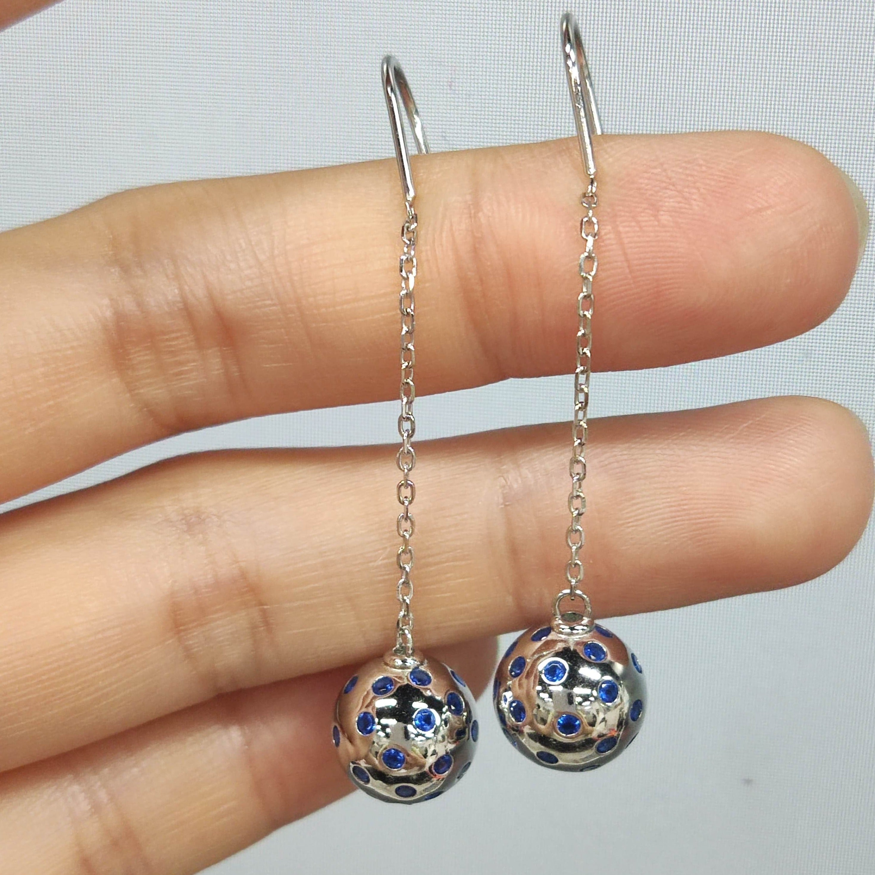Pickleball Drop Earrings-FCX