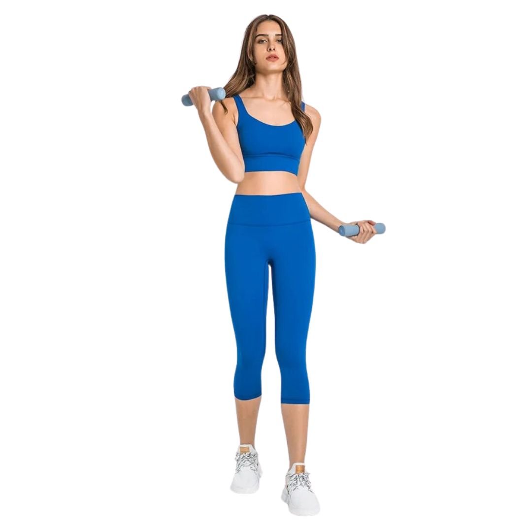 3/4 High waisted leggings with pockets - FCX