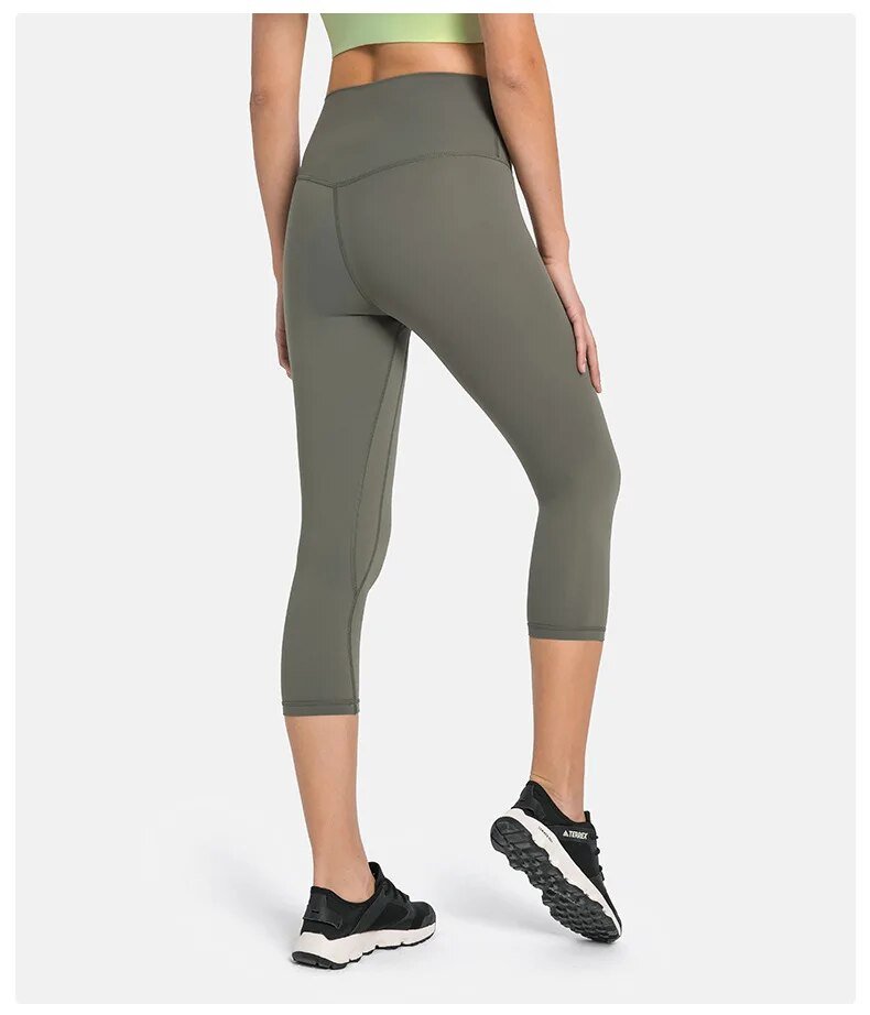 3/4 High waisted leggings with pockets - FCX
