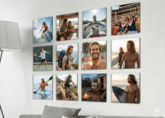 3x Personalised Sports Action Canvas Set | Custom MVP Gallery Wall & Team Highlight Frames (Copy) - FCX