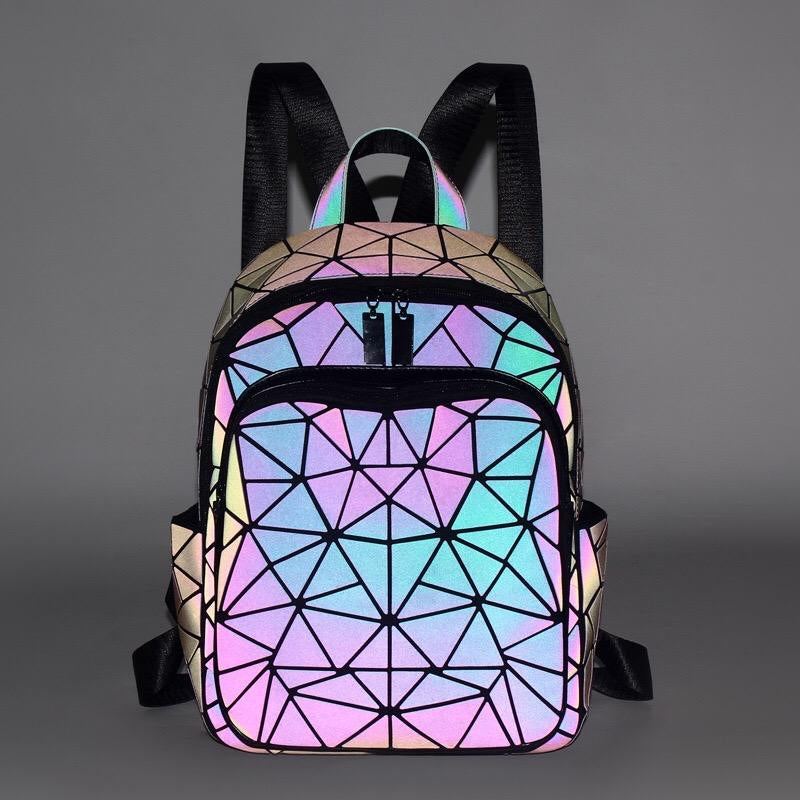 Geometric Diamond Backpack