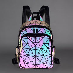 Geometric Diamond Backpack