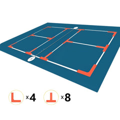 Eco TPE Pickleball Court Boundary Marking Set - FCX