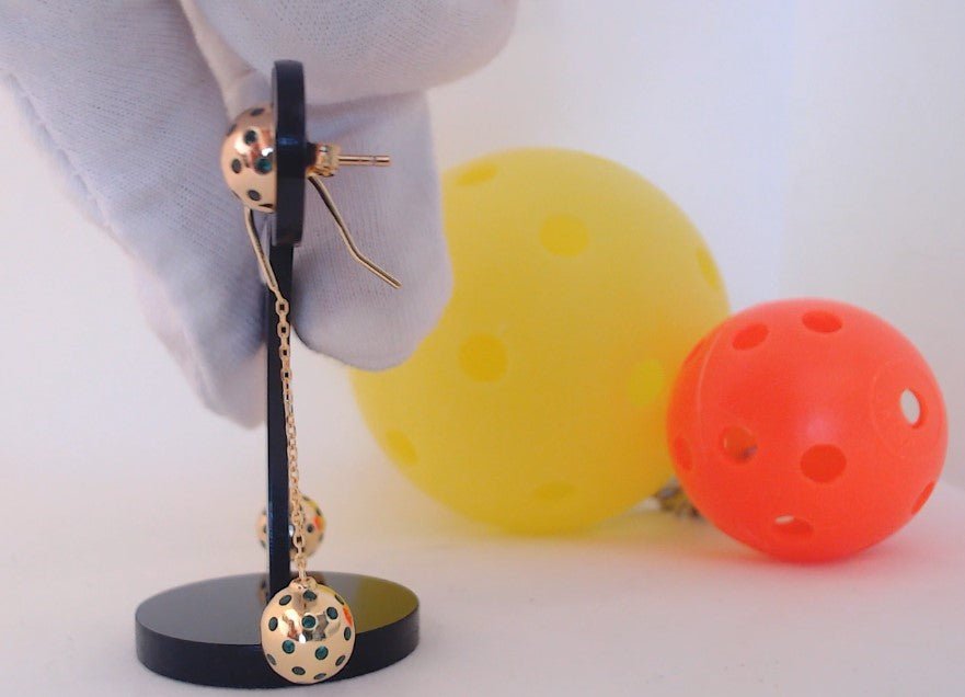 Pickleball Drop Earrings - FCX