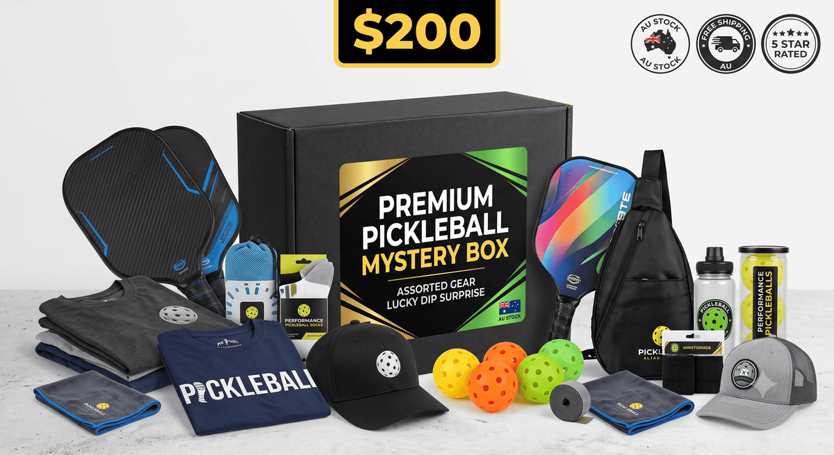 Premium Pickleball Mystery Box | Assorted Gear Lucky Dip Surprise | AU Stock - FCX