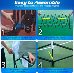 Retractable Pickleball Net - FCX