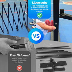 Retractable Pickleball Net - FCX